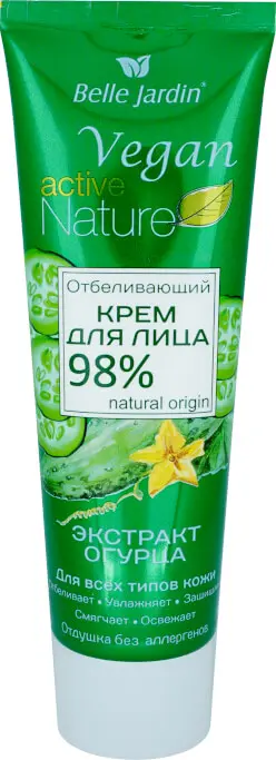 Отбеливающий крем для лица Belle Jardin Vegan Active Nature с